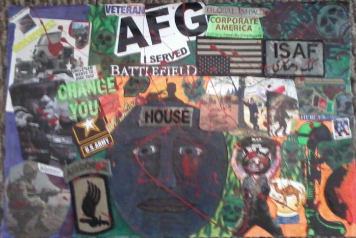 PTSD art collage